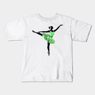 Inverted Ballet Dancer Kids T-Shirt